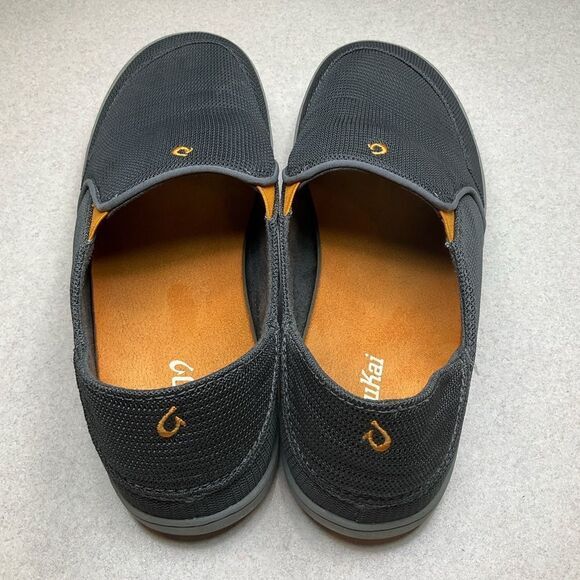 Olukai Nohea Mesh Boat Shoe 11.5 Dark Shadows Gray‎ - Picture 6 of 9